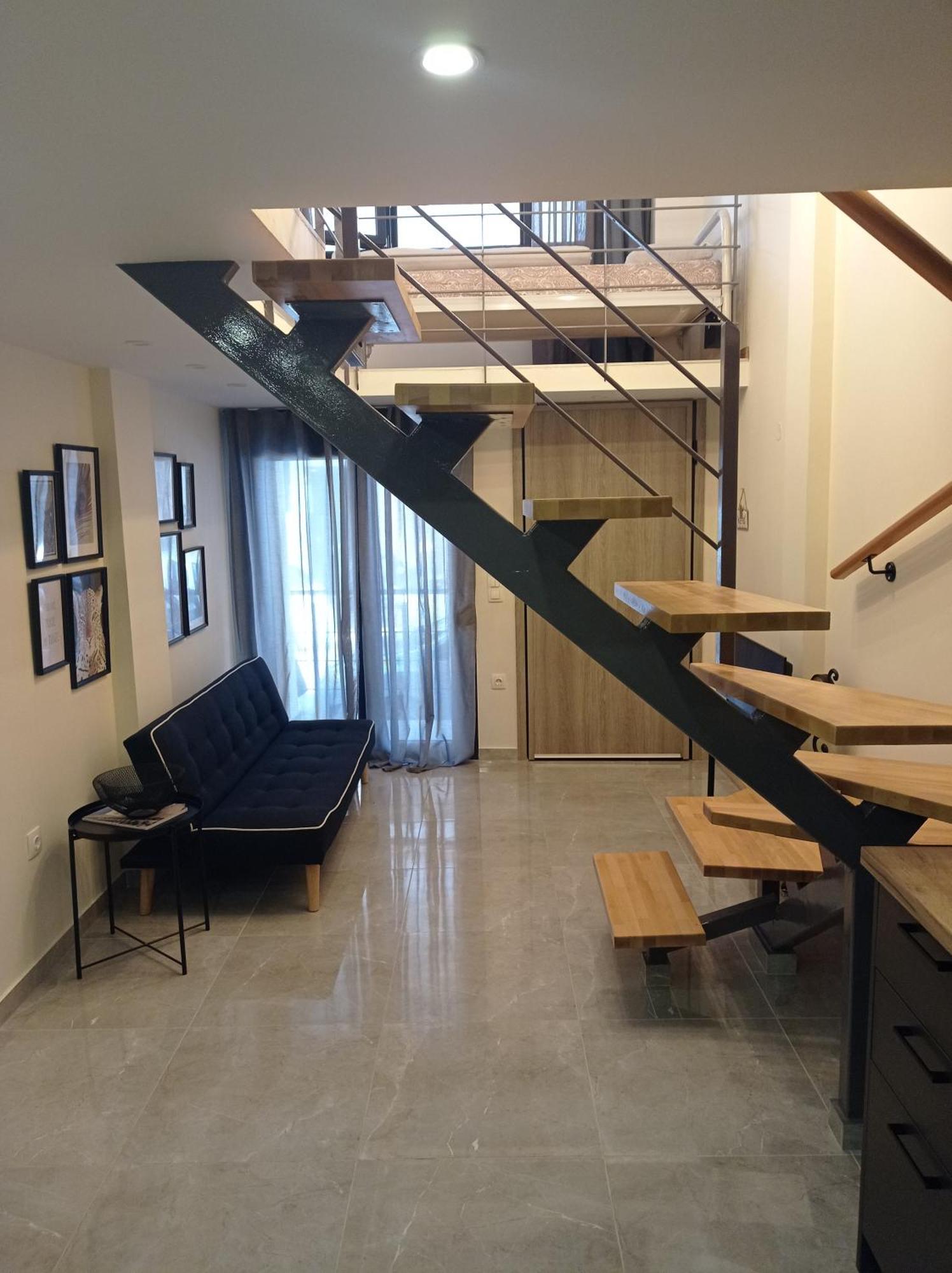 Minimal Two-Floor Apartment Thessalonique Extérieur photo